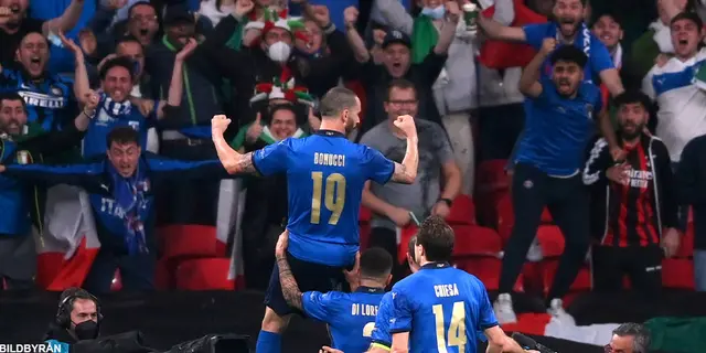 Italien-England 1-1 (3-2): Italien är Europamästare!