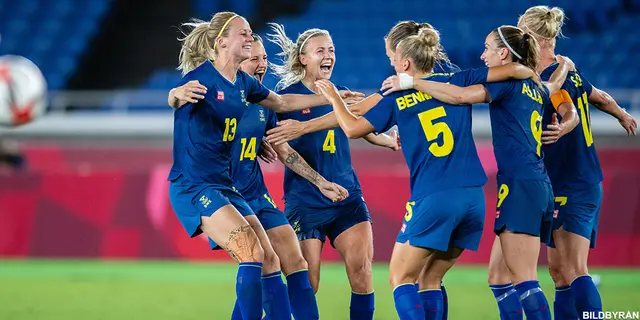 Sverige - Australien 1-0: Nu är Blågult 90 minuter från OS-guld