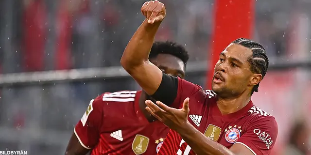 Gnabry tvåmålsskytt när Bayern München besegrade Köln med 3-2