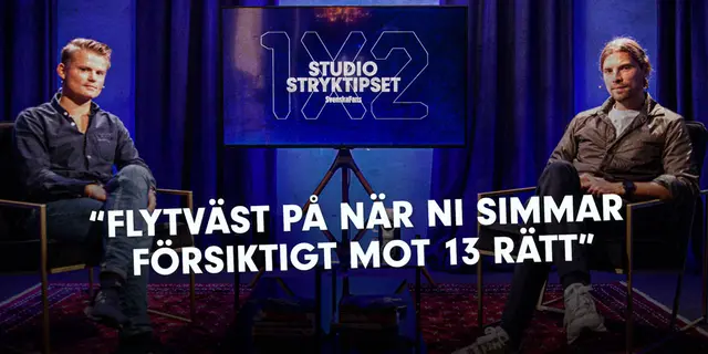 Studio Stryktipset: ”Frankrike kommer blåsa skjortan av Ukraina”