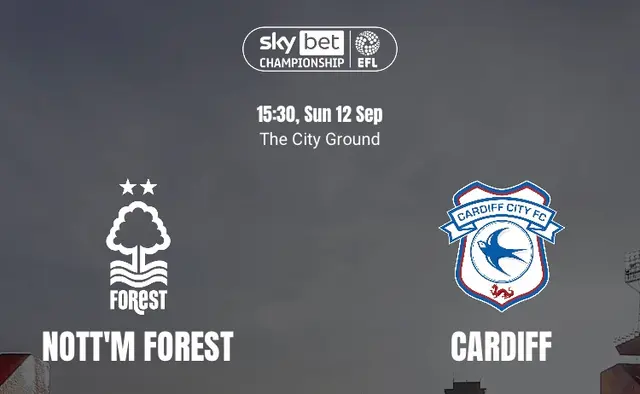 Inför Nottingham Forest - Cardiff City