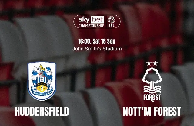 Inför Huddersfield Town - Nottingham Forest