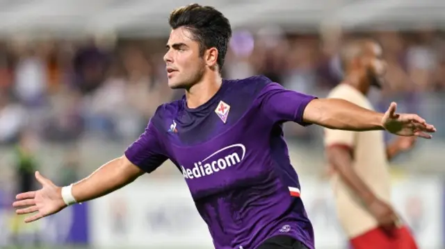 Fiorentina dansade en halvlek 