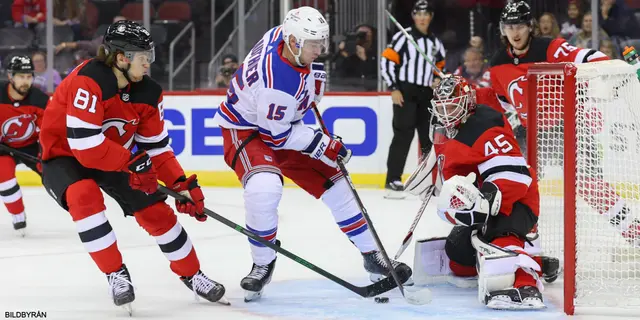 Rangers blev krossade av hungriga Devils