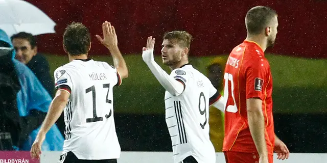 Tyskland VM klart efter seger mot Nordmakedonien