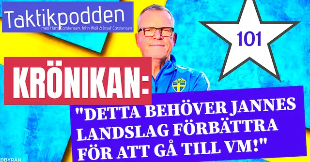 Detta behöver Jannes landslag förbättra för att gå till VM!