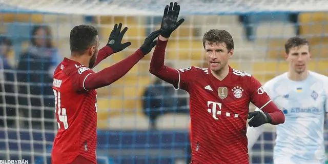 En fin första halvlek säkrade gruppseger för Bayern