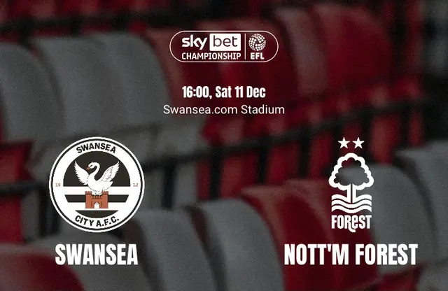 Inför Swansea City - Nottingham Forest