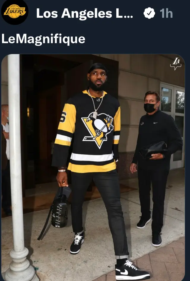 LeBron James äger del av Pittsburgh Penguins