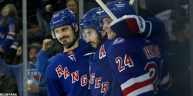 Zibanejads två poäng räckte inte för Rangers - se målen