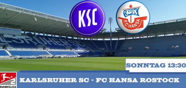 Inför Karlsruhe - FC Hansa Rostock