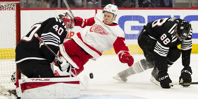 Red Wings körde över New Jersey Devils