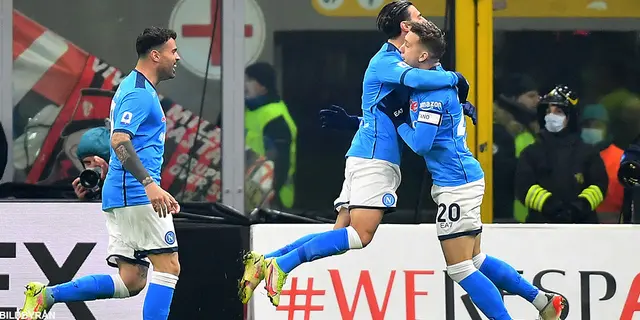 Milan 0-1 Napoli: Vinst i Milano efter ett sent bortdömt kvitteringsmål