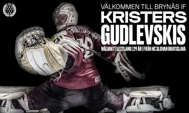 Kristers Gudlevskis backar upp Veini