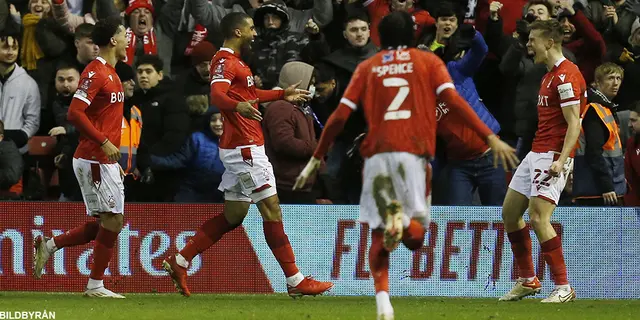Matchrapport: Nottingham - Arsenal (1-0)