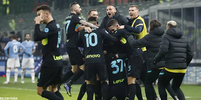 Postpartita: Åttonde raka segern för Inter - slog Lazio i brödramötet