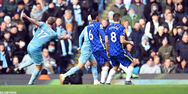 De Bruyne matchvinnare mot Chelsea