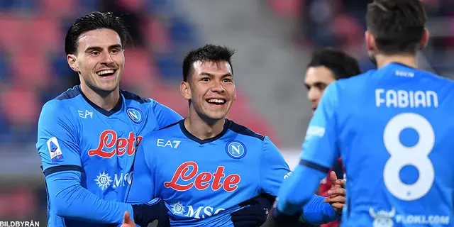 Bologna 0-2 Napoli: Viktig seger i kampen om Champions League