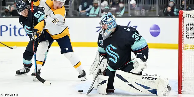 Seattle föll mot Nashville Predators 