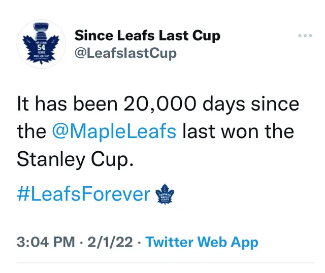 20.000 dagar utan en Stanley Cup i hockeyns huvudstad