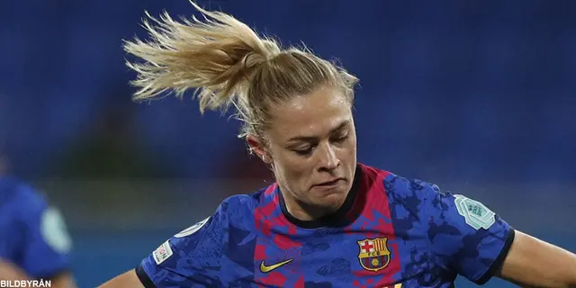 Rolfö målskytt när Barcelona tog ytterligare ett kliv mot titeln