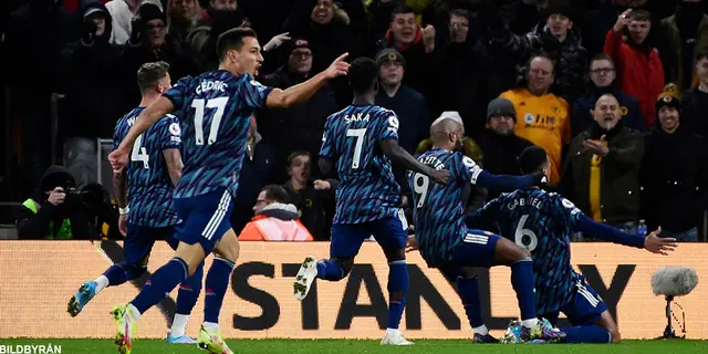 Matchrapport: Wolves - Arsenal (0-1)