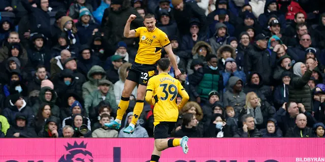 Matchrapport: Tottenham-Wolves 0-2