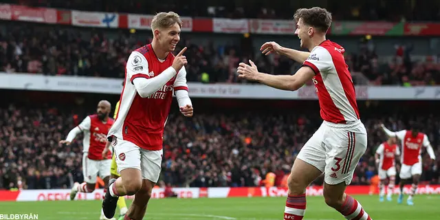 Matchrapport: Arsenal - Brentford (2-1)