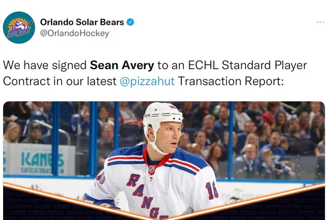 Sean Avery är tillbaka!!