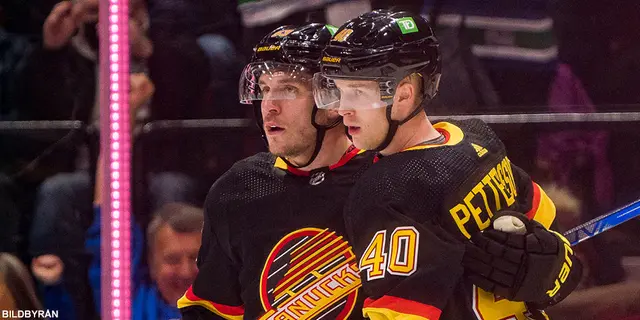 Elias Pettersson upp på 99 poäng – se nattens mål här