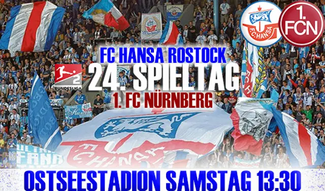 Hansa ska vinna mot Nürnberg