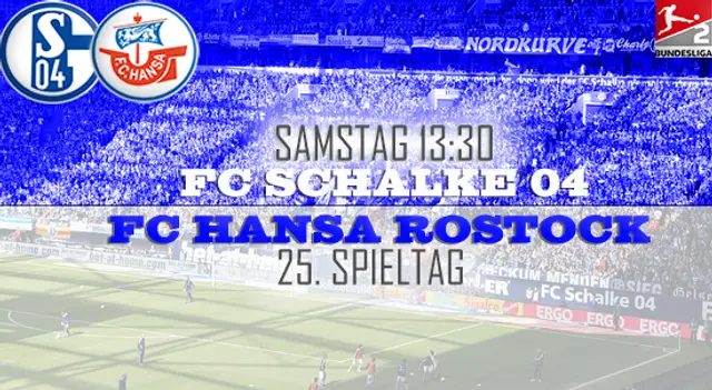 Inför Schalke 04 - Hansa Rostock