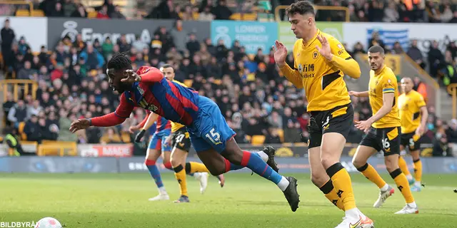 Matchrapport: Wolves-Crystal Palace 0-2