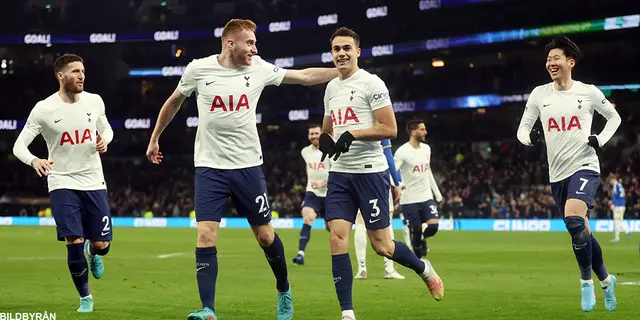 Spurs lekte mot Everton