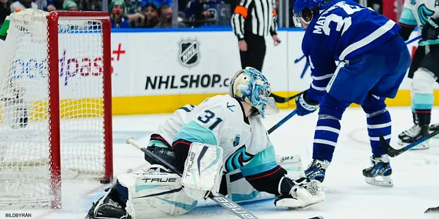 Auston Matthews hattrick stoppade Seattle Kraken 