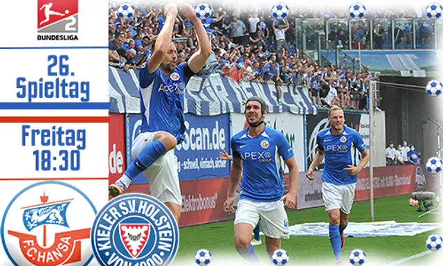 Inför FC Hansa Rostock - Holstein Kiel