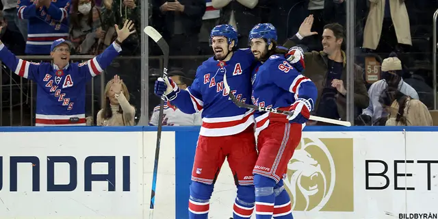 Zibanejad med tre assist i storseger – se nattens mål här