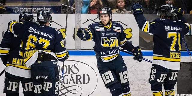 HV71 tar sig till semifinal efter stark insats