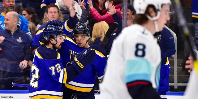 Seattle föll mot St. Louis Blues 