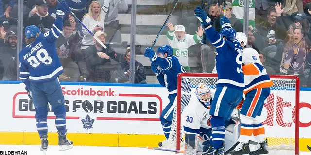 Mål och assist av Nylander – se nattens mål här