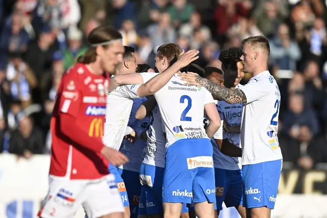 Värnamo-Degerfors: Första segern någonsin på allsvenskt gräs.