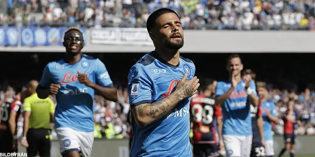 Napoli 3-0 Genoa: Tredjeplatsen säkrad