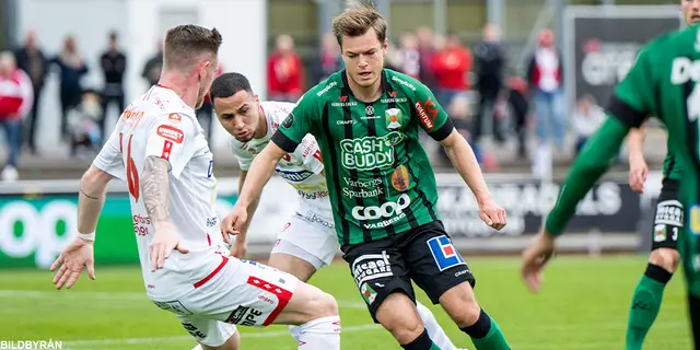 Röda kort och projektiler från högerkanten: Varberg-Degerfors 2-1