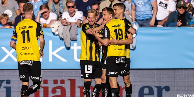 Fyra punkter efter 2-1 mot Malmö FF