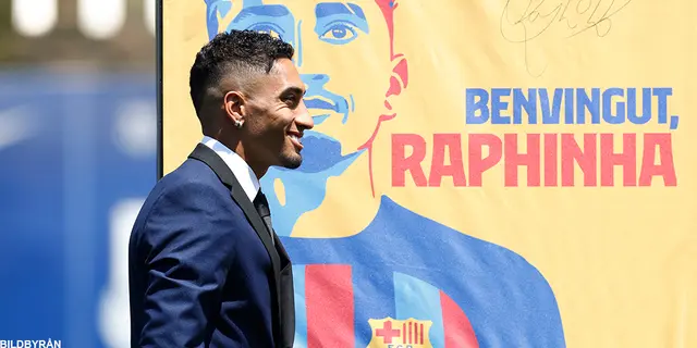 Officiellt: Raphinha till Barça