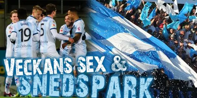 Veckans Sex och Snedspark (v.41)