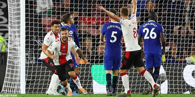 Southampton slog Chelsea – alla målen från tisdagens matcher