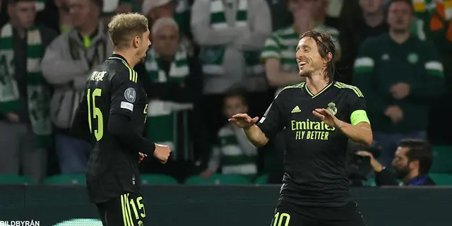 Celtic 0 – 3 Real Madrid – Besvärande knäskada men välkommen (mini)pånyttfödelse!