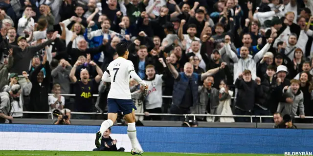 Hattrick av inhopparen Son när Spurs vann