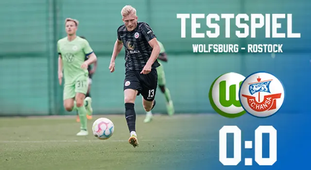 Hansa fick oavgjort mot VfL Wolfsburg